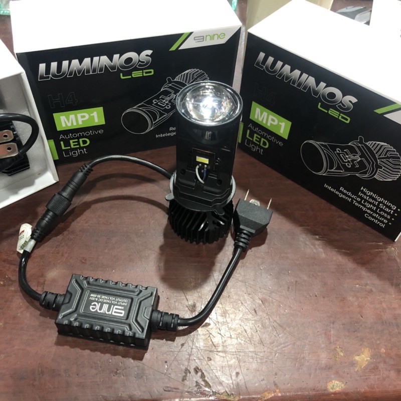 LAMPU DEPAN LED H4 MP1 PROJIE/LENSA LUMINOS VIXION NVL R15v2 CB150 NINJA 150 RR/KR SCOOPY