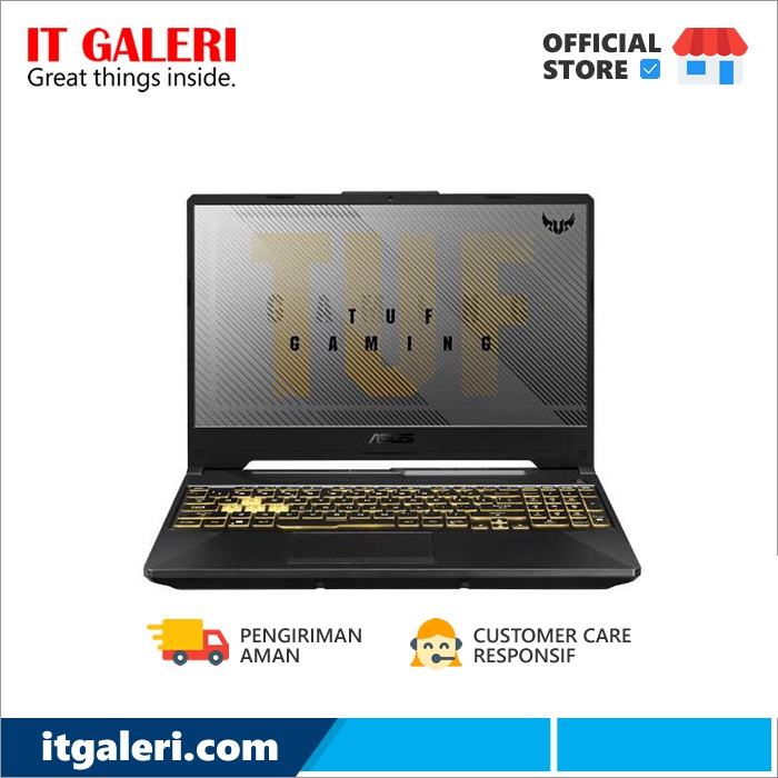 ASUS TUF GAMING FX506HM-I736B6G-O CI7-11800H/8GB/512GB/RTX3060 6GB/15.6/WIN10+OHS2019/ECLIPSE GRAY