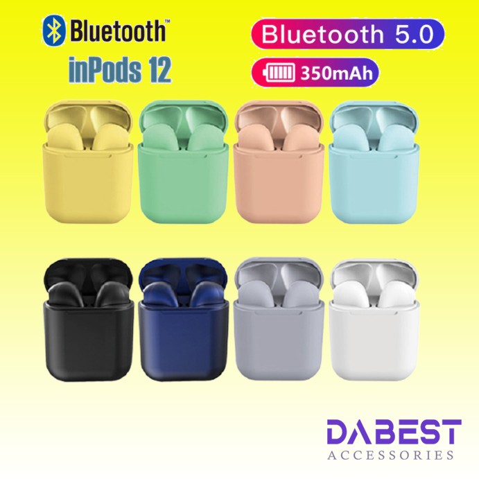 Earphone I12 TWS Wireless I12 Macaron Earphone Bluetooth 5.0