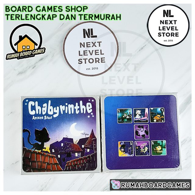 Chabyrinthe Board Games Puzzle Card Game - Mainan Edukatif New Ready