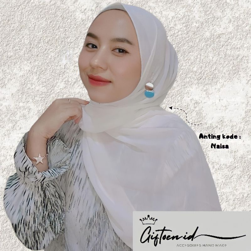 Anting Hijab Elegan Unik kode Naisa