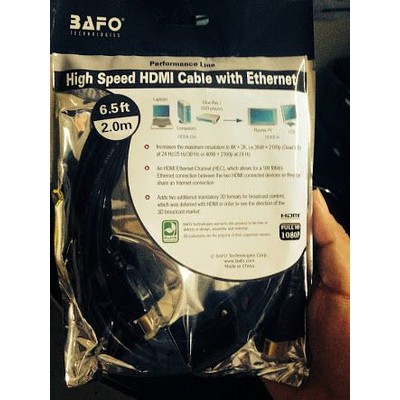 Kabel BAFO HDMI to HDMI 2M - High Quality