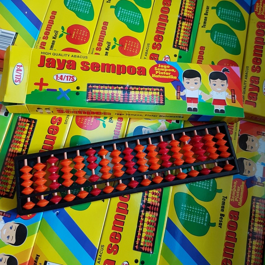 

Alat Hitung Sempoa Besar Abacus 17 Tiang / Sempoa 17 Tiang