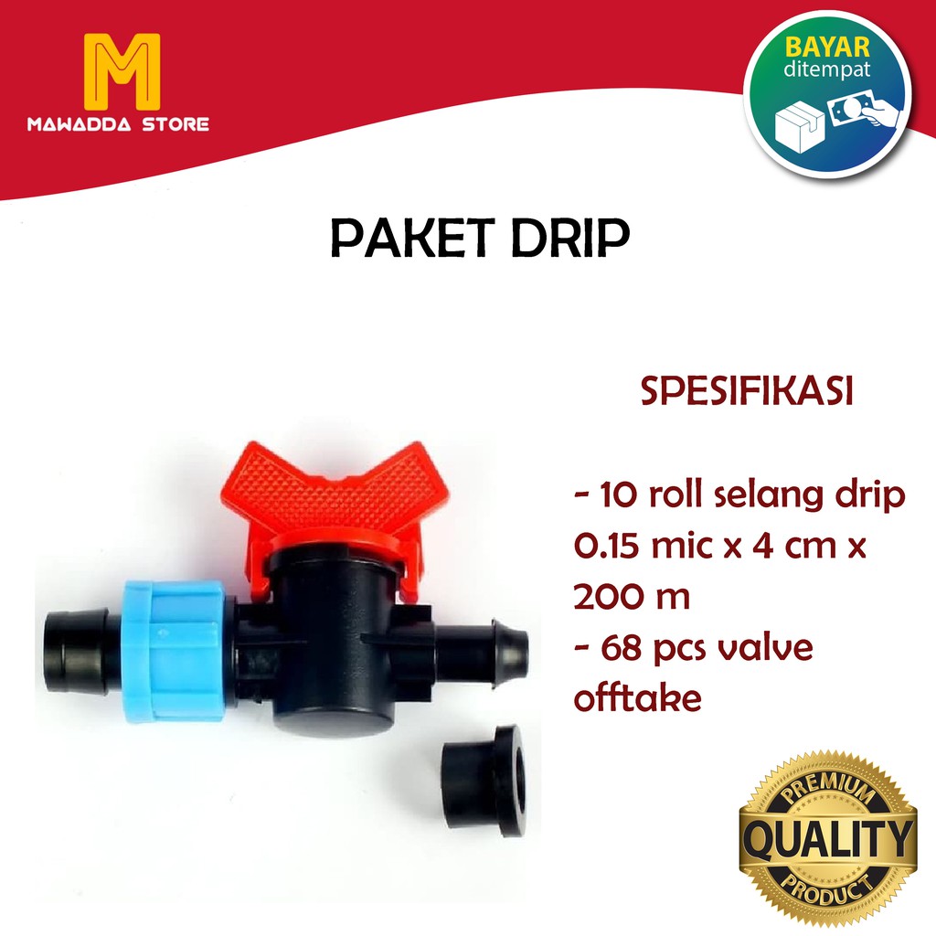 Paket Selang Drip Valve Offtake
