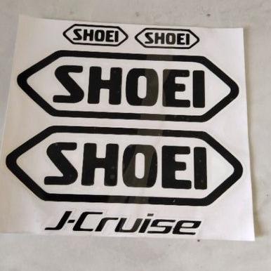 Harga TERMURAAH.. spoiler helm kyt kyoto Black + stiker shoei