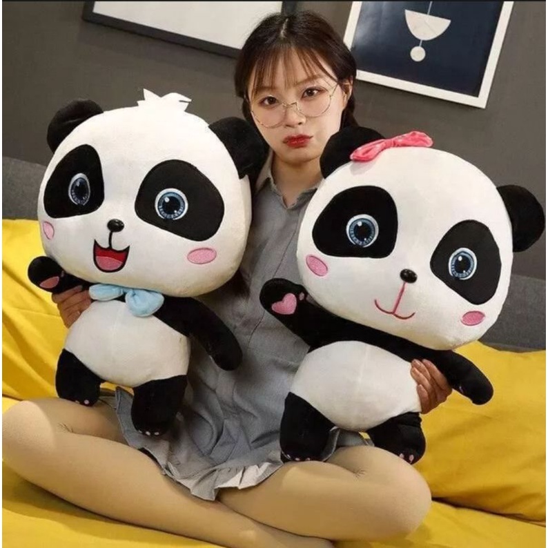 booneka Baby Bus panda kiki/miu miu Ber SNI ukuran 40 cm