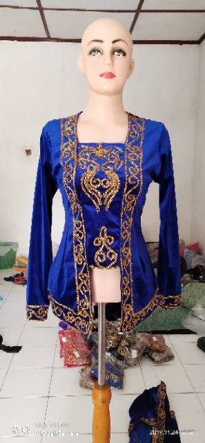 MOTIF BARU KEBAYA s , m , l , xl , xxl , xxxl BLUDRU KUTU BARU KARTINI FULL BELUDRU-5