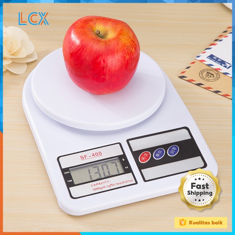 LCX Timbangan Dapur Digital / Electronik Kitchen Scale SF-400 / 5-10 kg LSH