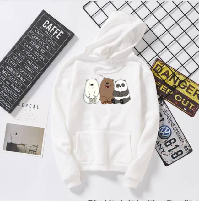 SWEATER HOODIE  NEW PANDA SWEATER / SWEATER WANITA TEBAL