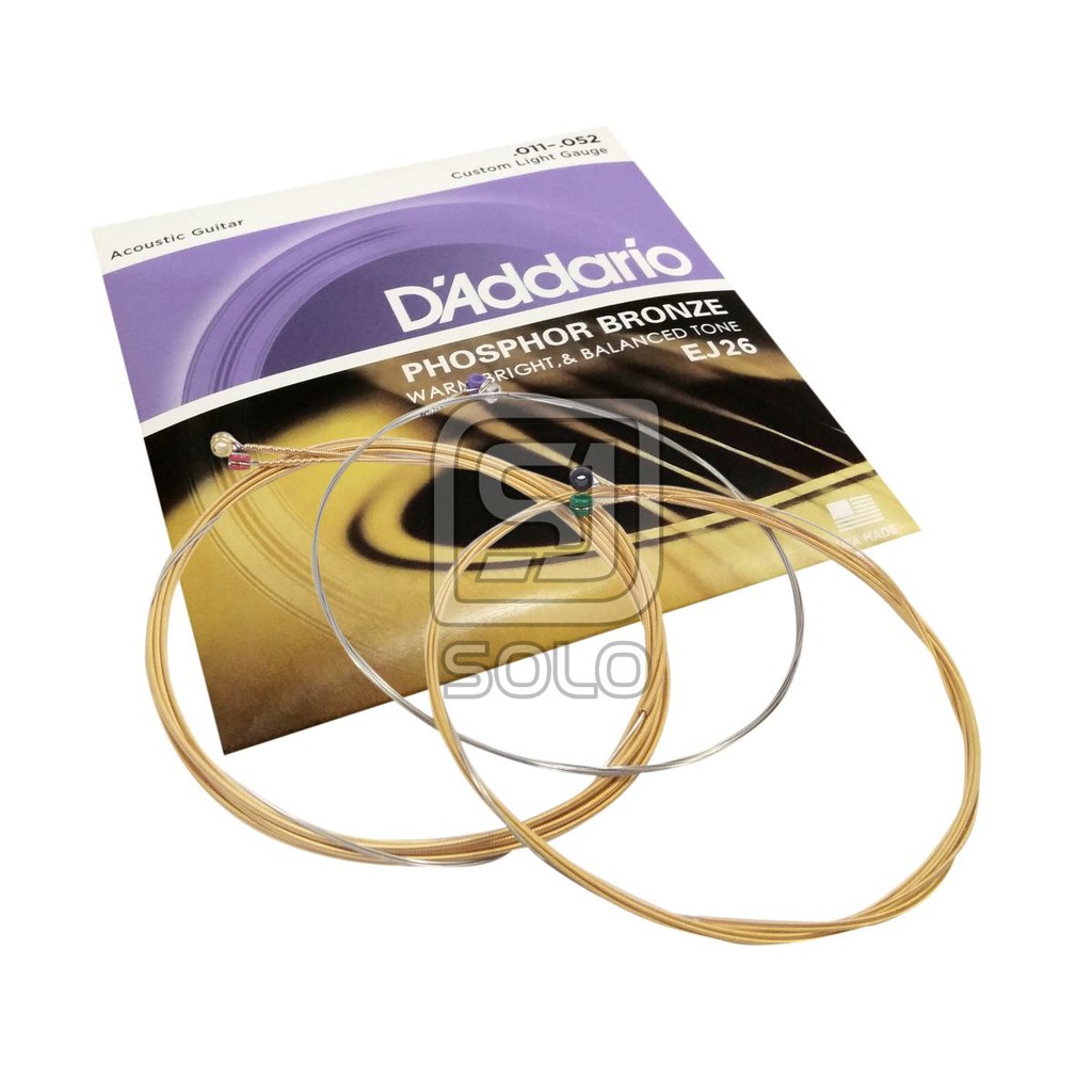 Senar Gitar Akustik D'addario EJ26 EJ-26 Original .011 - .052