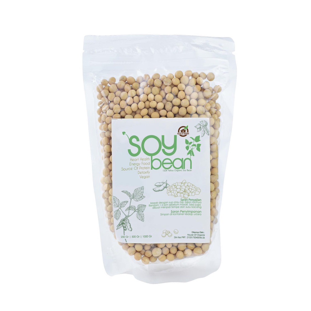 Organic Soy Beans (Kacang Kedelai) 250Gr