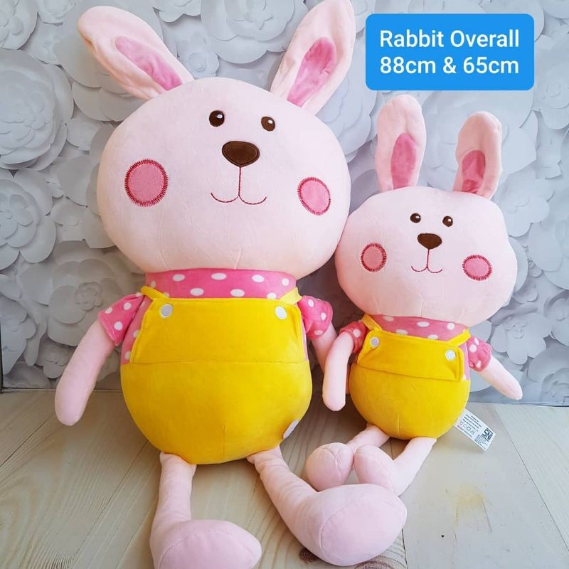 BONEKA SOFT RABBIT OVERALL