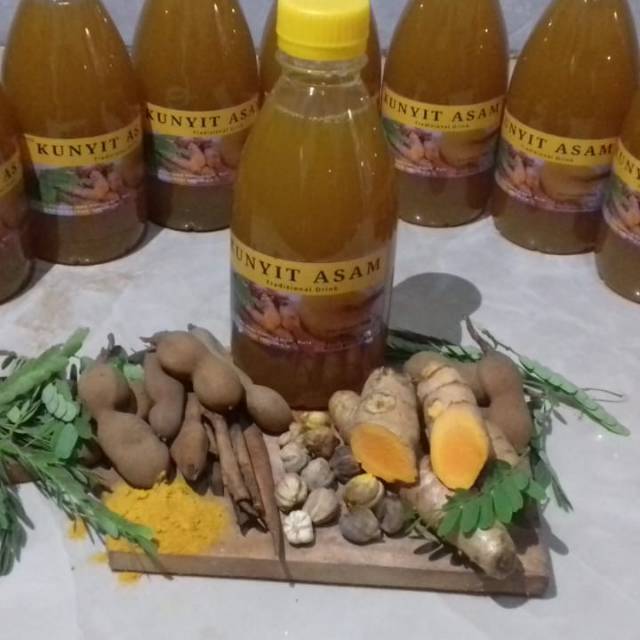 

jamu tradisional kunyit asam