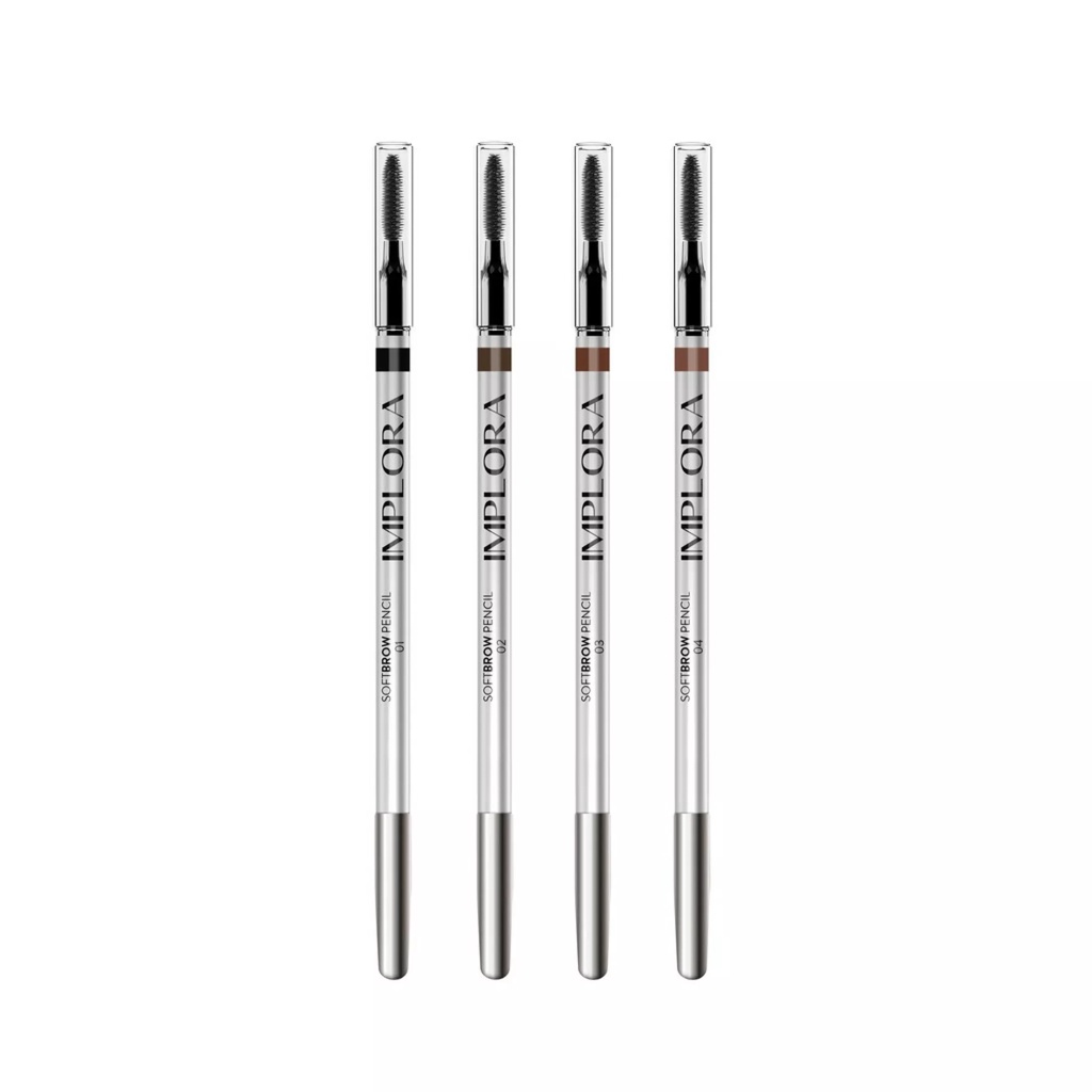 IMPLORA Eyebrow / Soft Brow Pencil Waterproof Pensil Alis Sikat Original BPOM