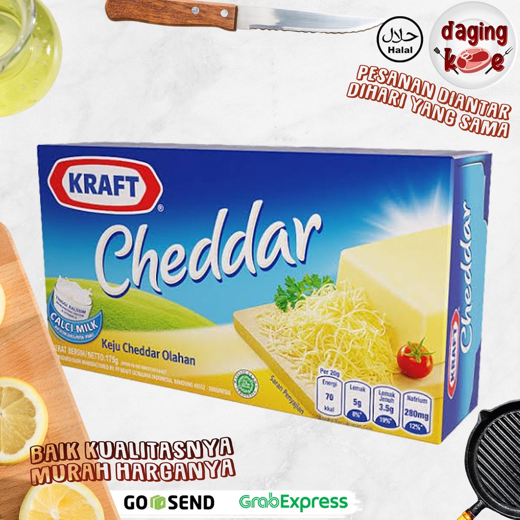 

KEJU KRAFT CHEDDAR 165 gr DK083