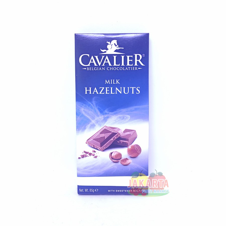 

(COKELAT) CAVALIER BELGIAN CHOCOLATIER HAZELNUT MILK 85G