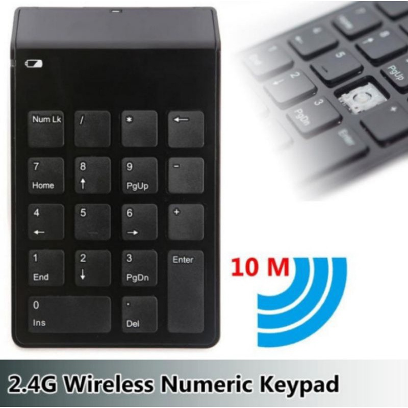 Keyboard numeric wireless /KEYRBOARD NUMERIC /KEYBOARD NOMOR /KEYBOARD NUMBER/ KEYBOARD ANGKA