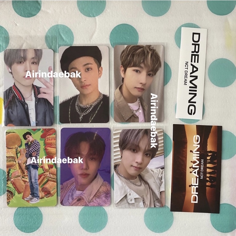 Nct Dream lunggage Dreaming Photopack Jaemin Jeno Haechan renjun jisung chenle mark