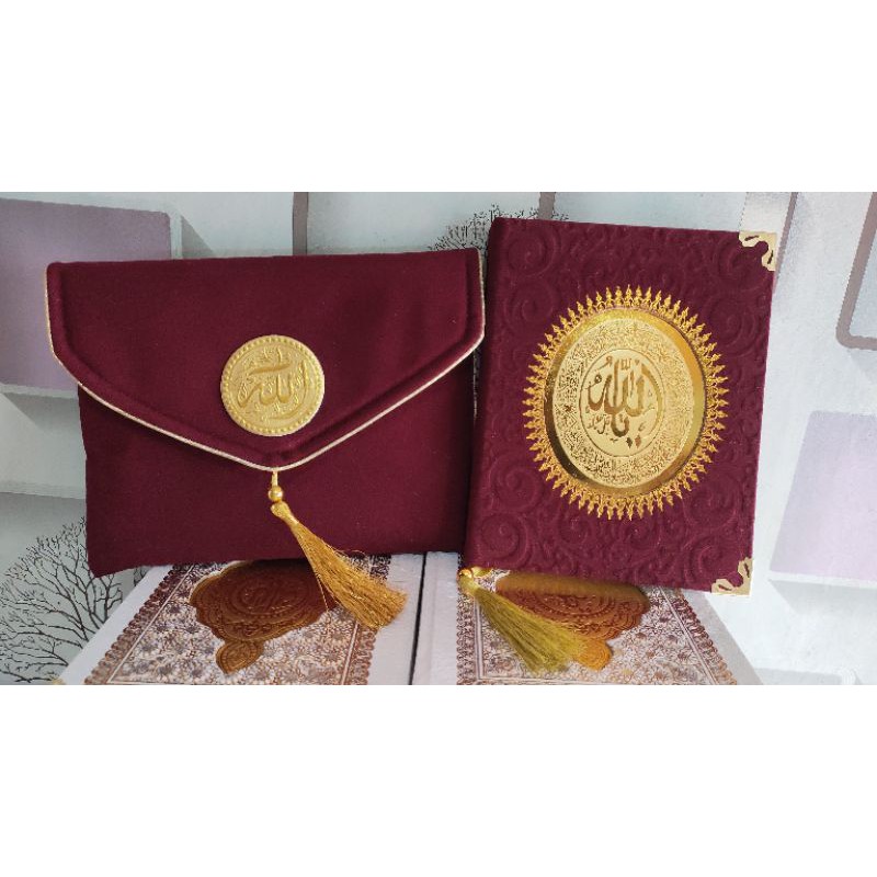 Buku Yasin Paket Dompet Bahan Bludru