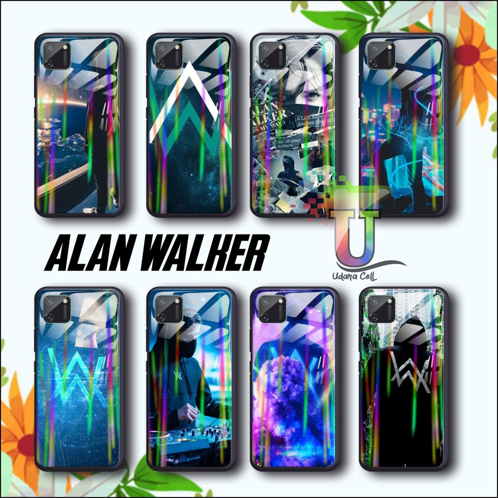 UC078 Case softcase gambar Alan Walker back case glass aurora oppo a3s a1k a7 f9 a5s a12 a92 a52 a31