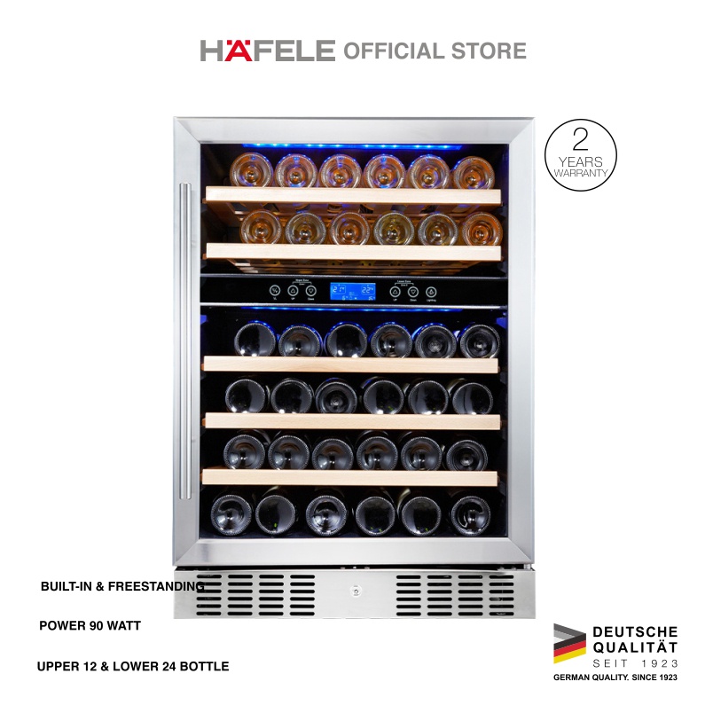 Jual Hafele Wine Cooler Elbrus Series Kulkas Wine Shopee Indonesia