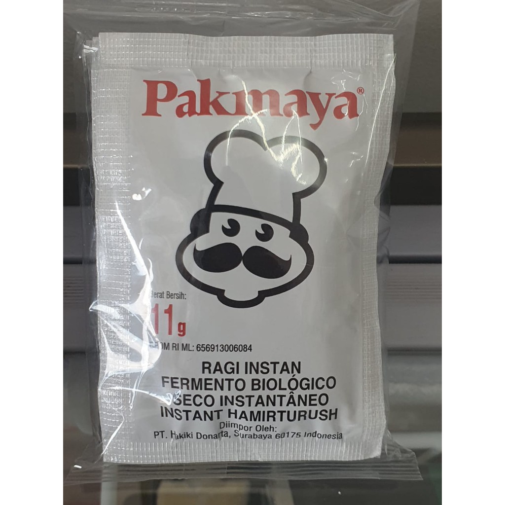

PAKMAYA RAGI INSTAN SACHET 11 gr (isi 4 pcs) EXP 12/10/2024