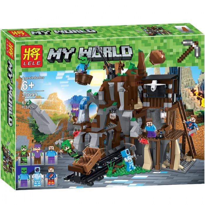  Mainan Anak Terbaru Lego lele 33099 My world Minicraf 