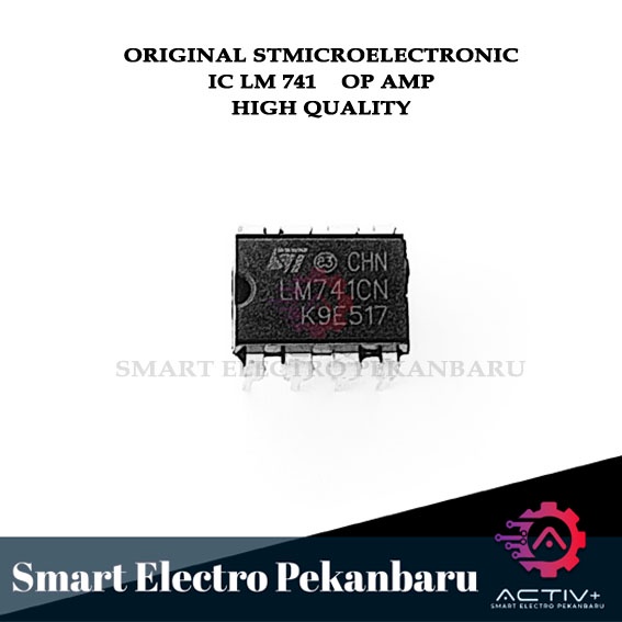 ORIGINAL IC LM741 STMICROELECTRONICS ASLI ST LM 741 IC OP AMP UA741CN UA741 LM741 LM741N LM741CN 741