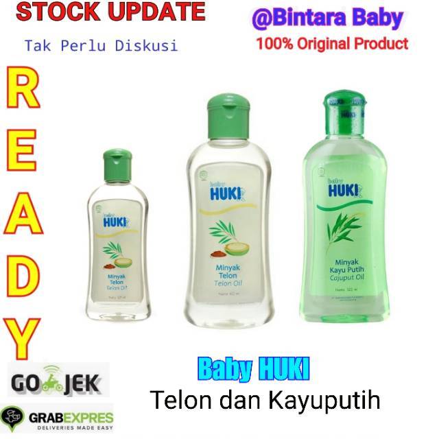 Minyak Telon Bayi Baby Huki  Minyak Telon Baby Bayi 125ml 60ml Minyak Kayu Putih Cajuput Oil