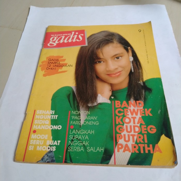 Majalah Gadis no.9 tahun 1989