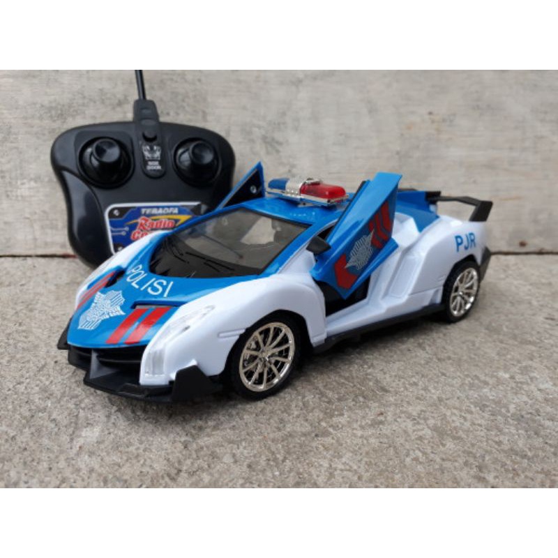 rc car police Lamborgini - mobil remote control - remot kontrol polisi