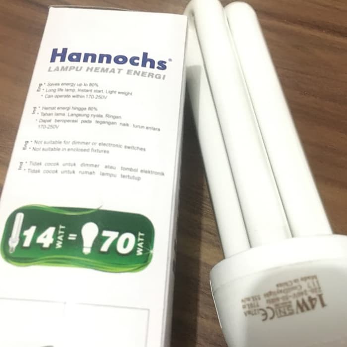 Lampu Jari Hannoch 14W Garansi 1Tahun Tukar Baru Terang Hannoch