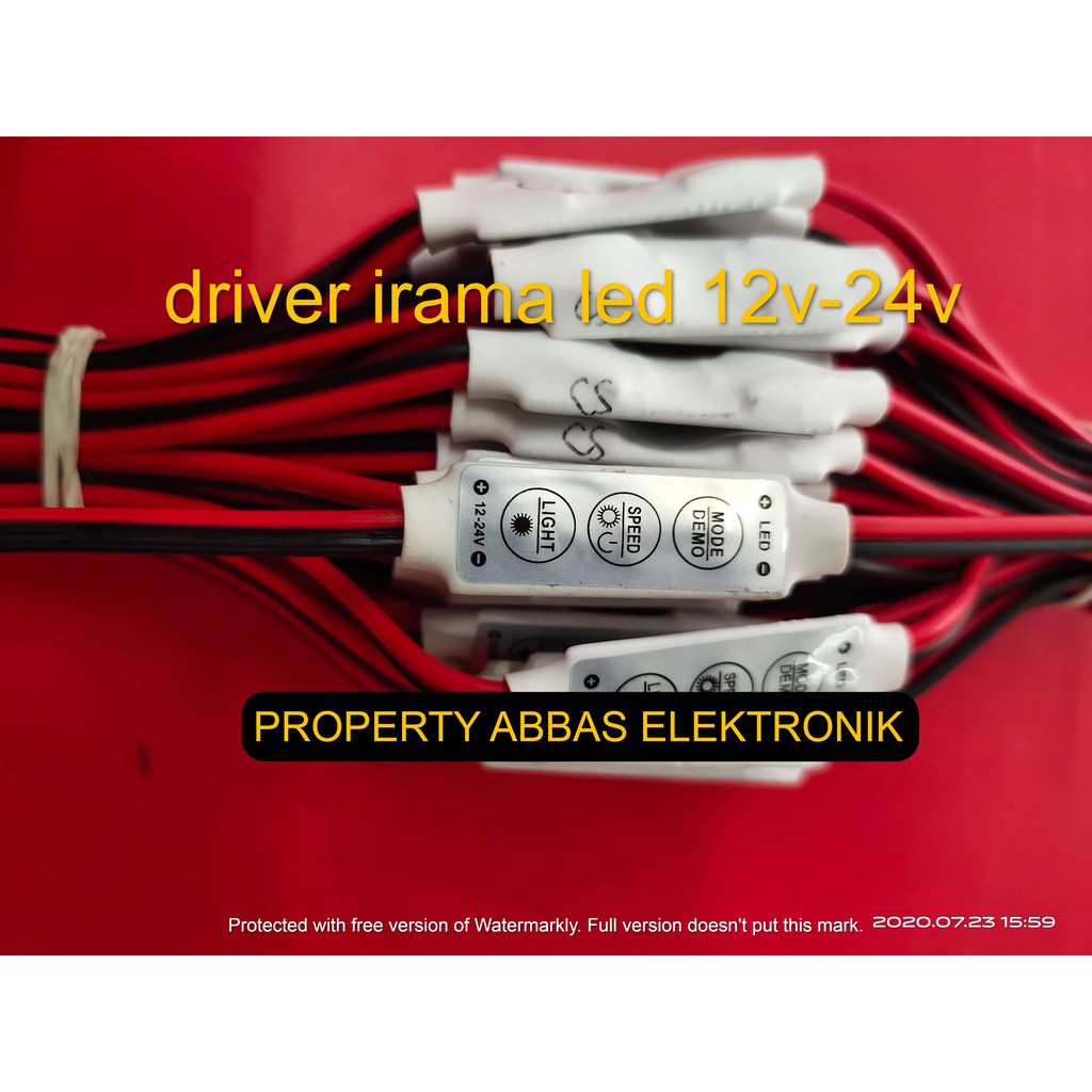 driver irama led variasi 12 volt 24 volt otomatis murah