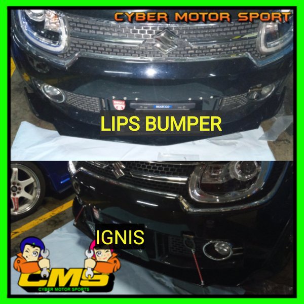 Ori Lips bumper depan suzuki ignis . bodykit ignis. front lips bumper