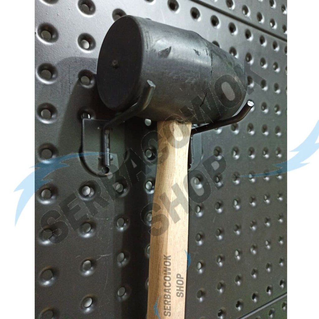 Tora Palu Karet 12 Oz Gagang Kayu - Rubber Hammer Wooden Handle Murah