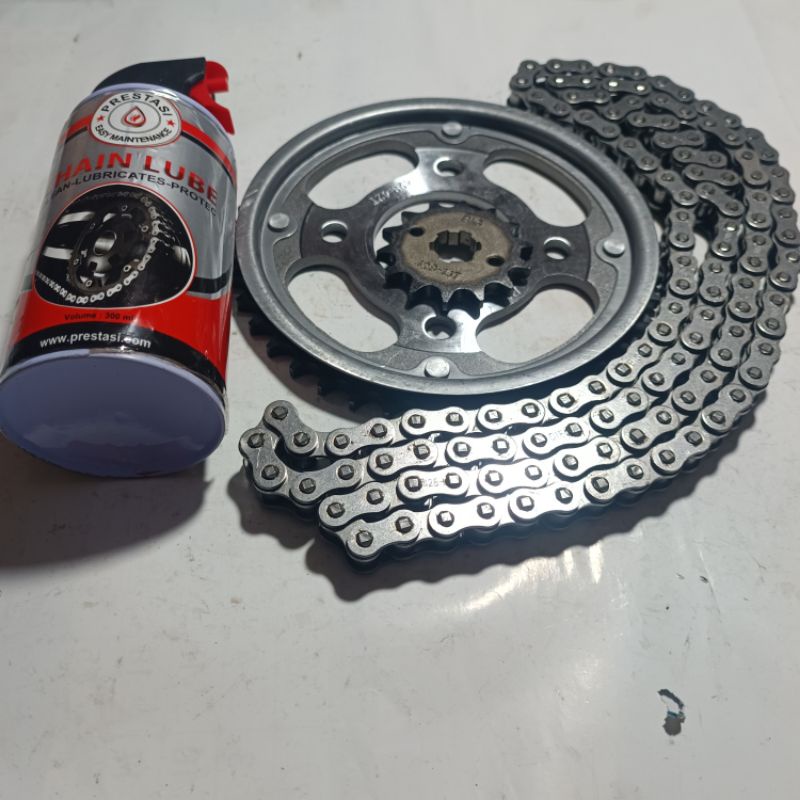 gear gir rantai set bonus chain lube mega pro new verza