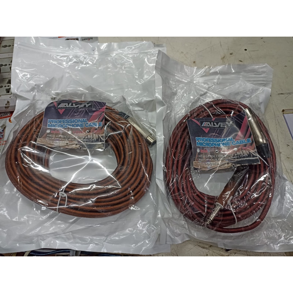 Kabel Mic Sudah Jadi Cable Microphone 10m 15m Transparant Kualitas TOP