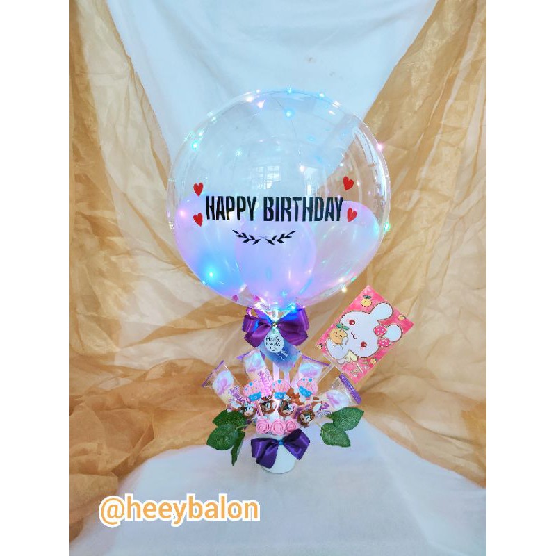 Balon Buket/Balon Box/Balon Bening/Balon Snack/Balon ultah/Buket Wisuda/Balon Wisuda/Buket Bunga/