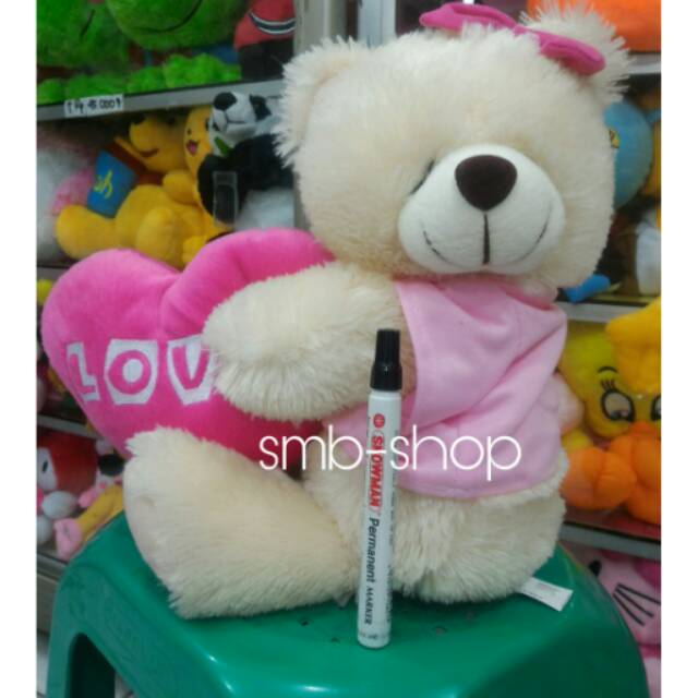 Boneka teddy bear ff love you