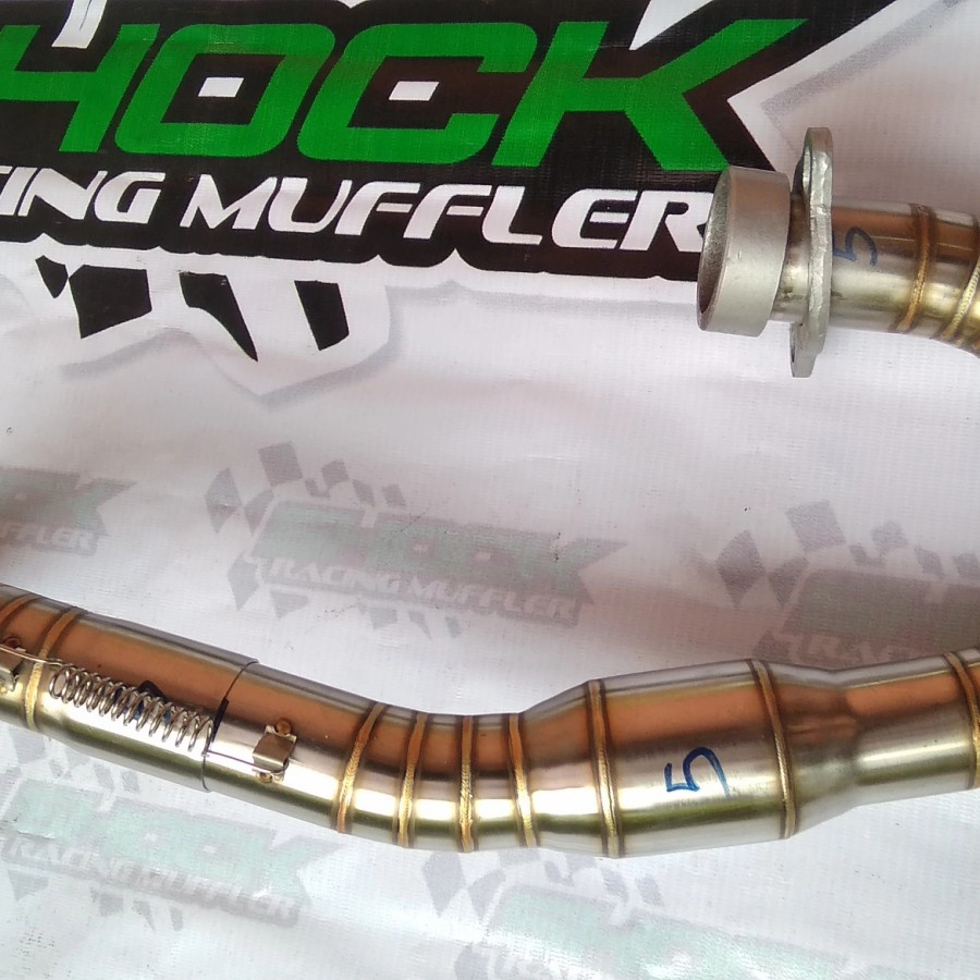 Pipa Leher Knalpot Racing SCORPIO TRAIL RANGKA STANDAR MANTAB