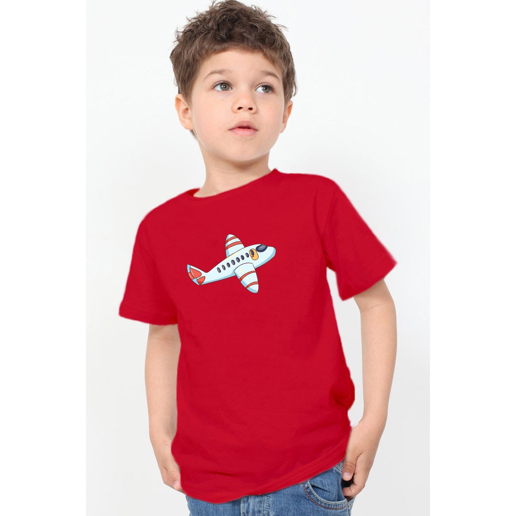 YOURSTYLE1119 - KAOS AIRPLANE / KAOS ANAK PESAWAT  / KAOS ANAK /KAOS ANAK KATUN 24S