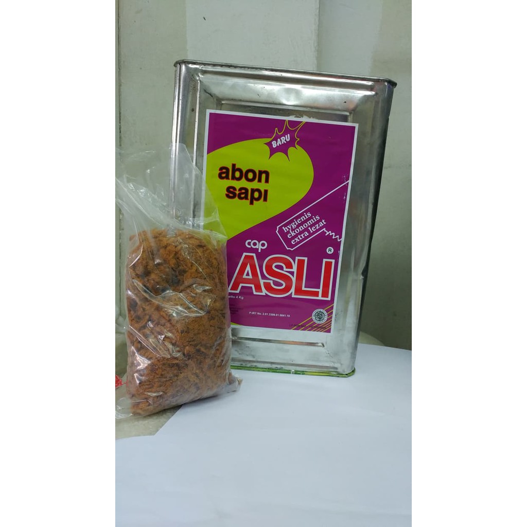 

Abon Cap Asli Per Ons / abon sapi