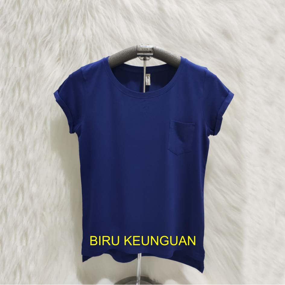 KAOS POLOS WANITA KAOS ATASAN WANITA ROUND NECK GROSIR MURAH