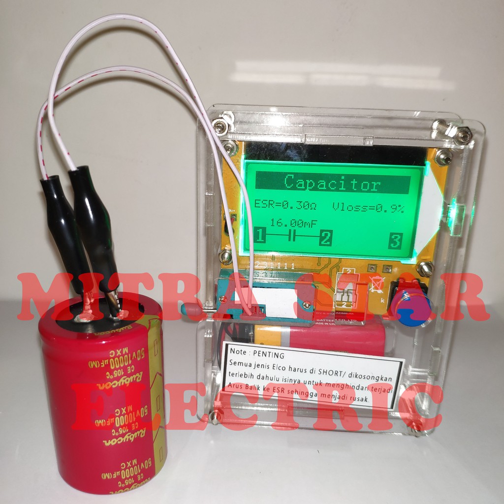 Elco Rubycon 10000uf 50v Merah, Capasitor Elco Rubycon 10000/50 Japan Red