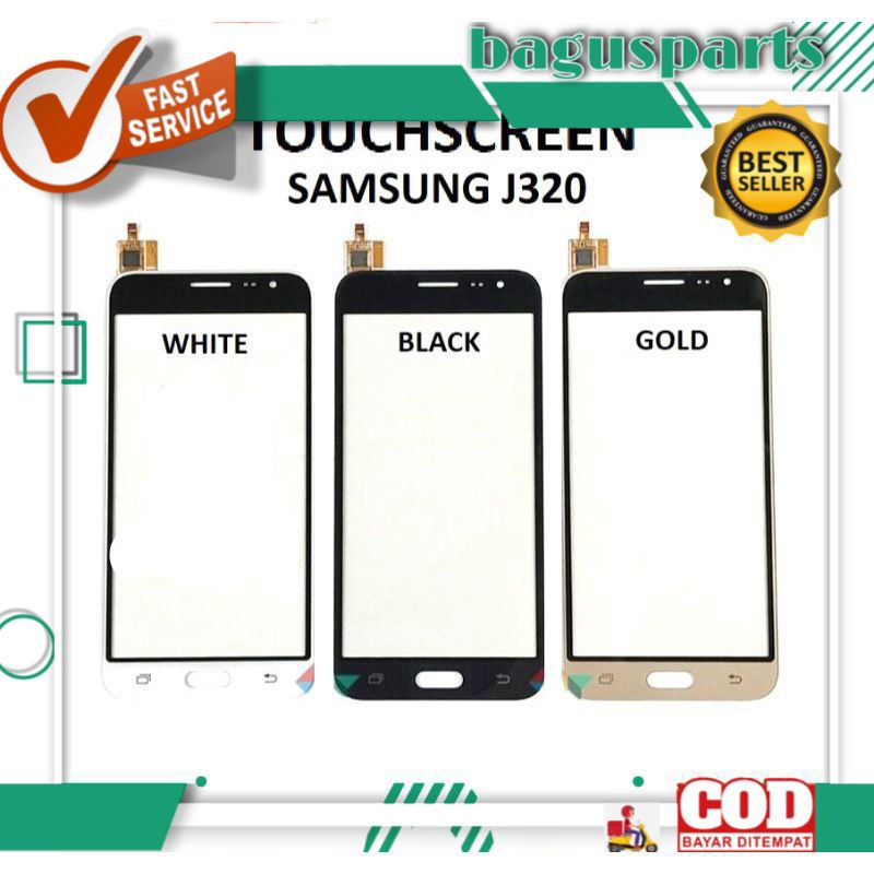 TOUCHSCREEN LAYAR SENTUH SAMSUNG J300 J320 J3 2016