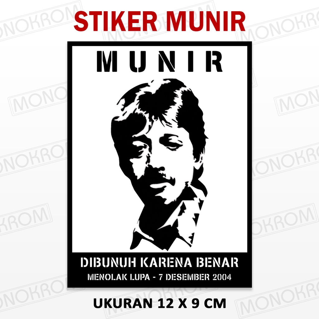 

STIKER MUNIR | PEJUANG HAM