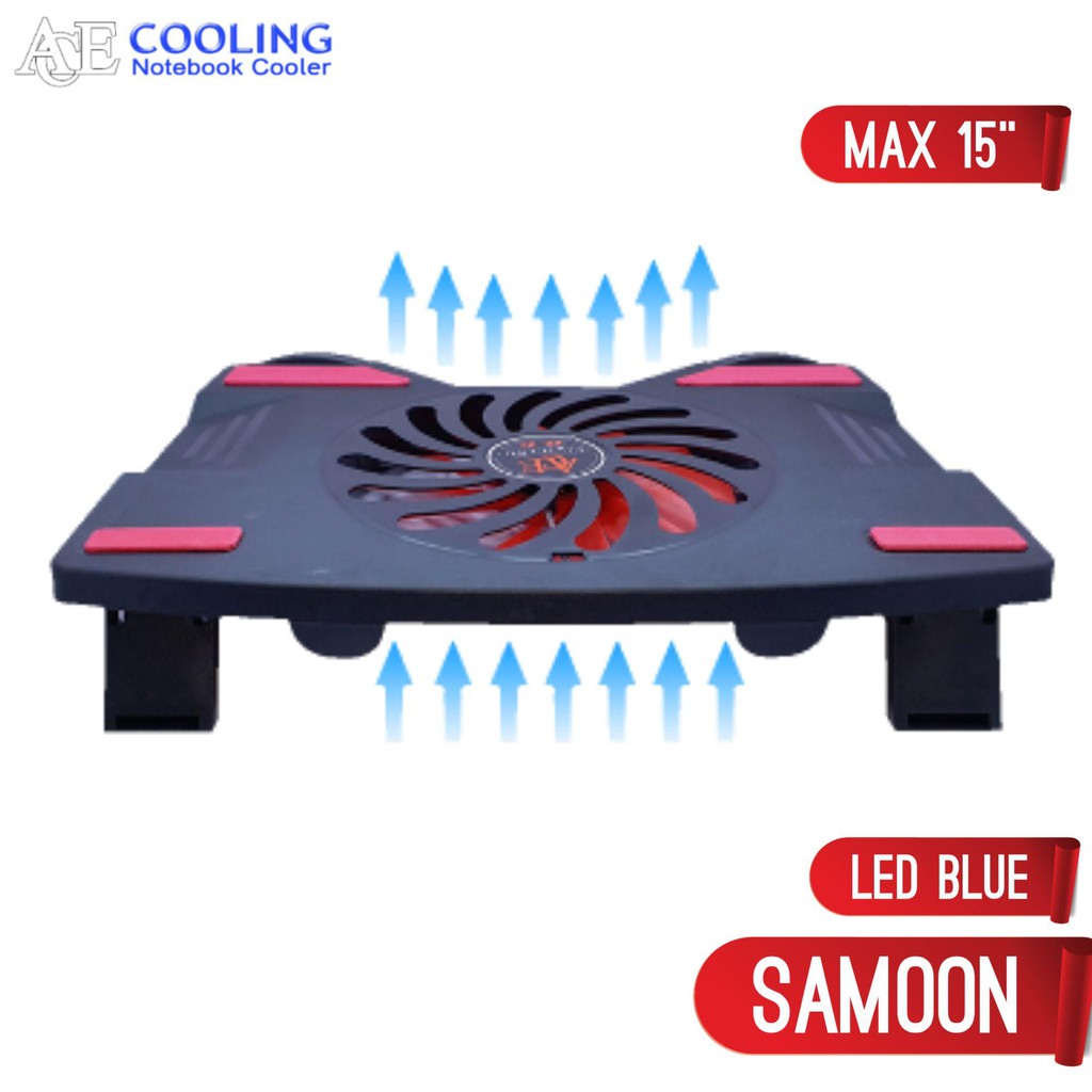 Ace cooling Extra fan kipas laptop samoon big fan untuk notebook 14-15 inch berkualitas murah