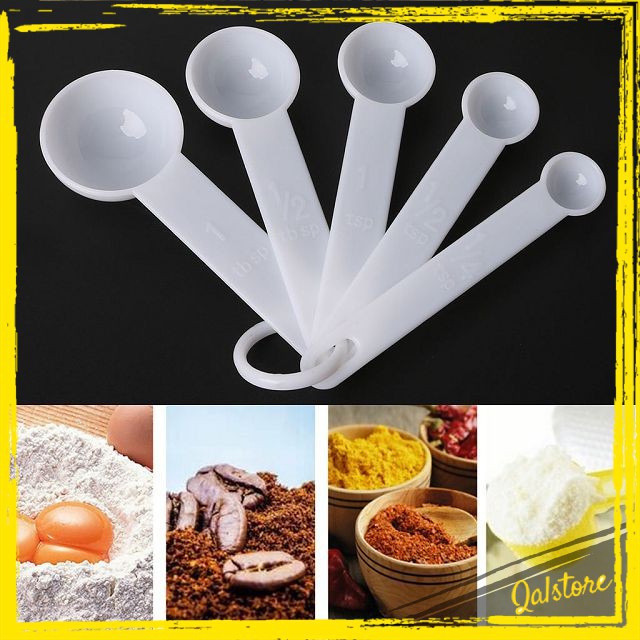 Mall Sendok Takar Ukur Cup Measuring Spoon 5 PCS - S301