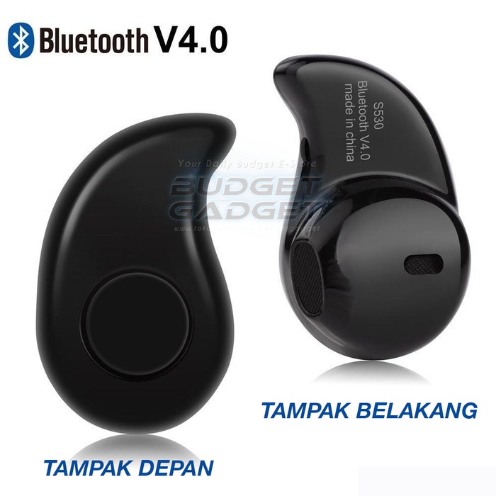 Micro Sport Stereo Bluetooth Earphone Wireless - S530 - Hitam
