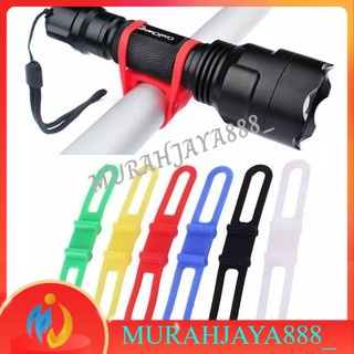 [SALE]karet holder sepeda holder senter holder botol holder hp mounting sepeda silicon strap univers